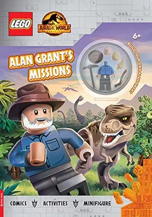 LEGO Jurassic World: Alan Grant's Missions: Activity Book with Alan Grant minifigure (Paperback)