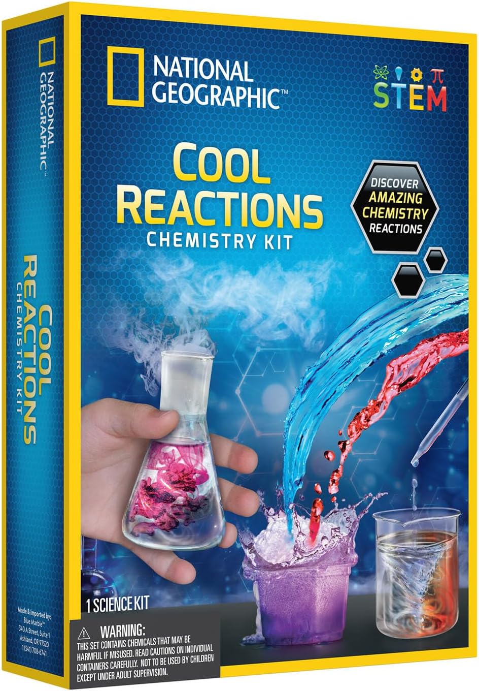 National Geographic Cool Reactions Chemistry Kit