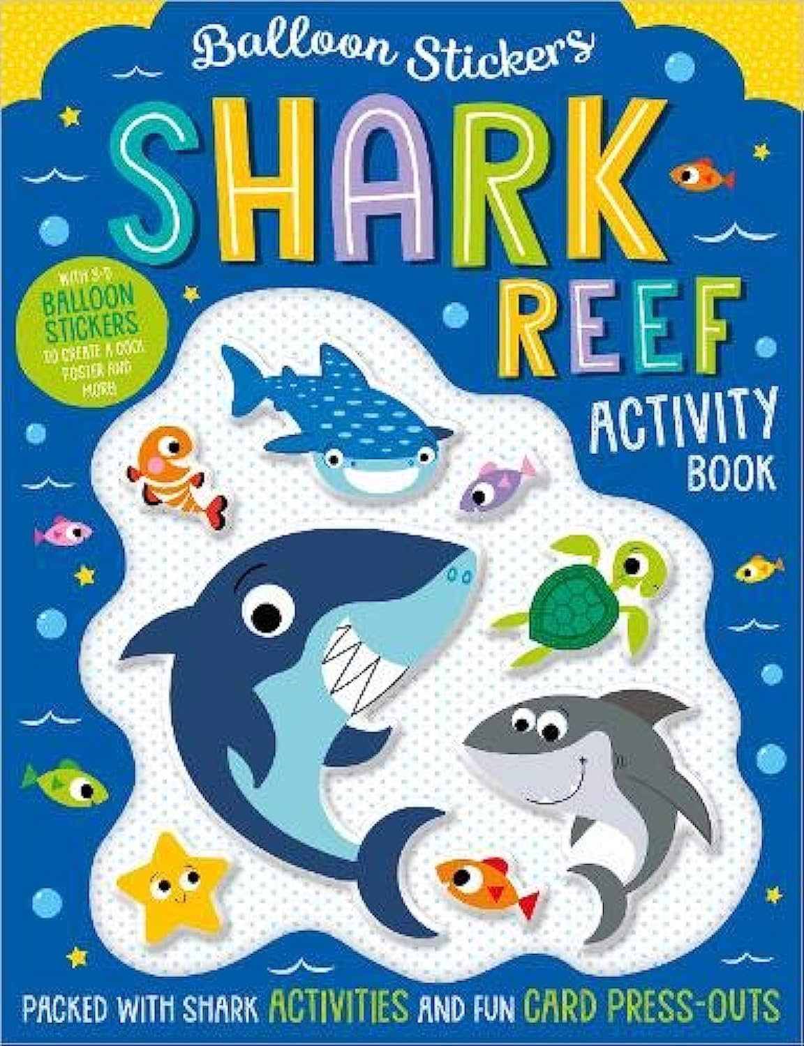 Balloon Stickers Shark Reef Activity Book (Paperback)