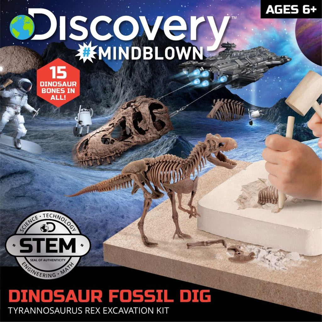 Discovery Toy Dinosaur Excavation Kit Skeleton 3D Puzzle