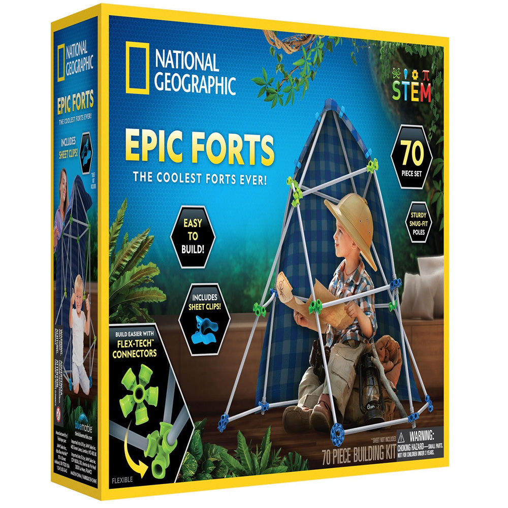 National Geographic Epic Forts Building National Geographic Set 70Pieces