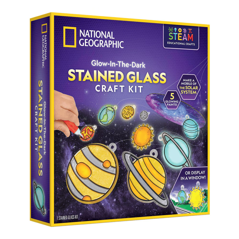 National Geographic Stained Glass Solar System Craft Kit