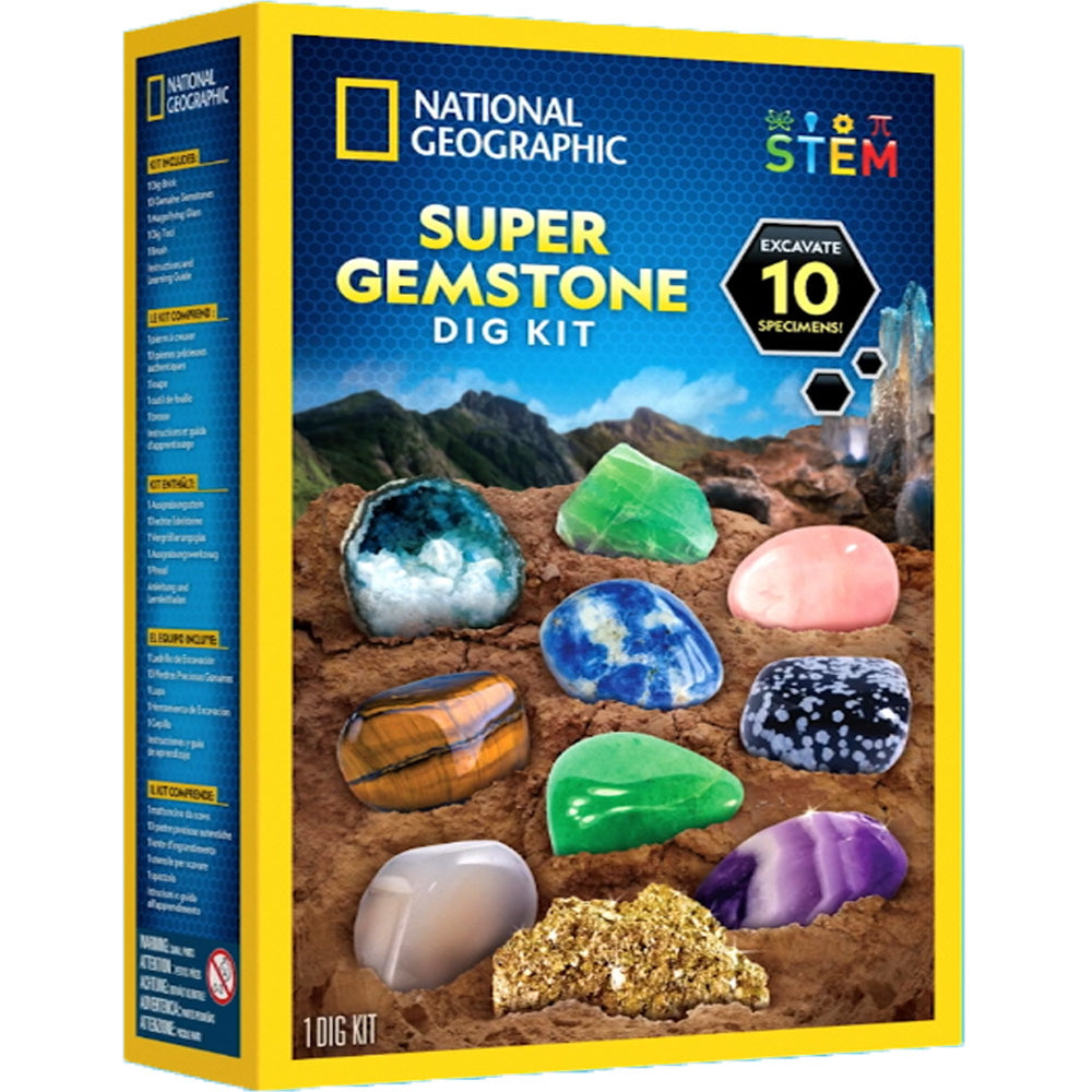 National Geographic Super Gemstone Dig Kit