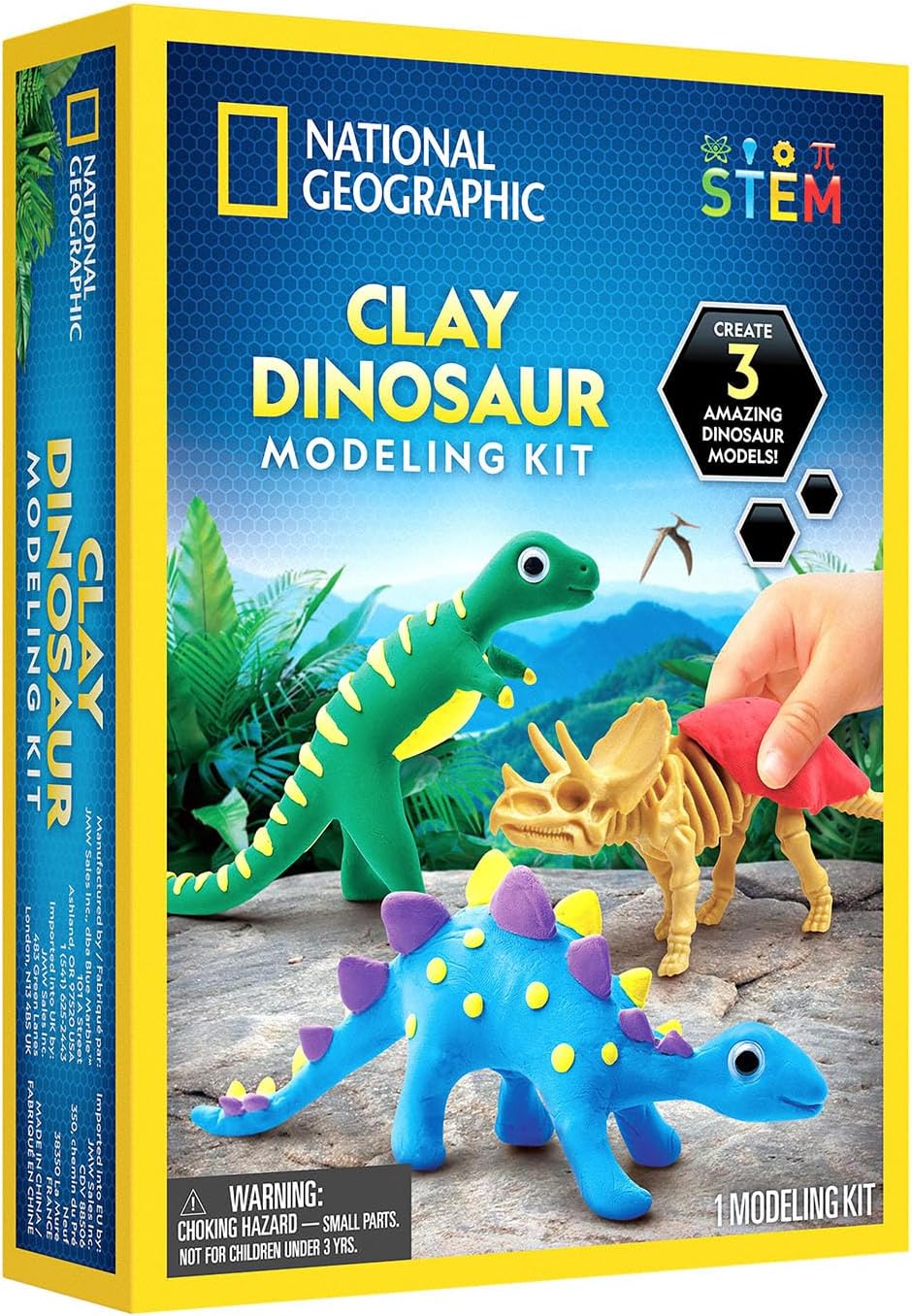 National Geographic Dino Skeletons With Modelling National Geographic Clay