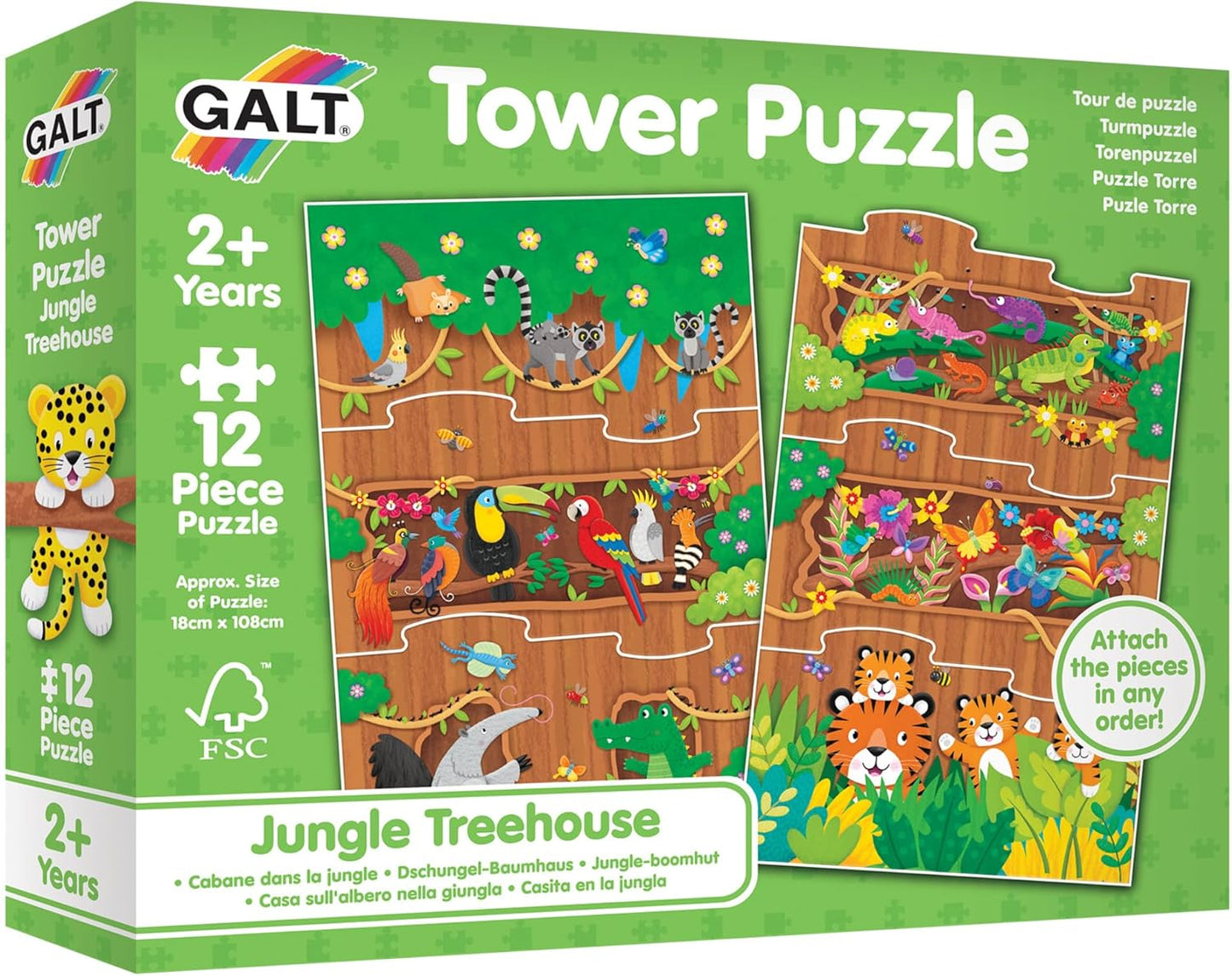 Galt: Tower Puzzle Jungle Treehouse