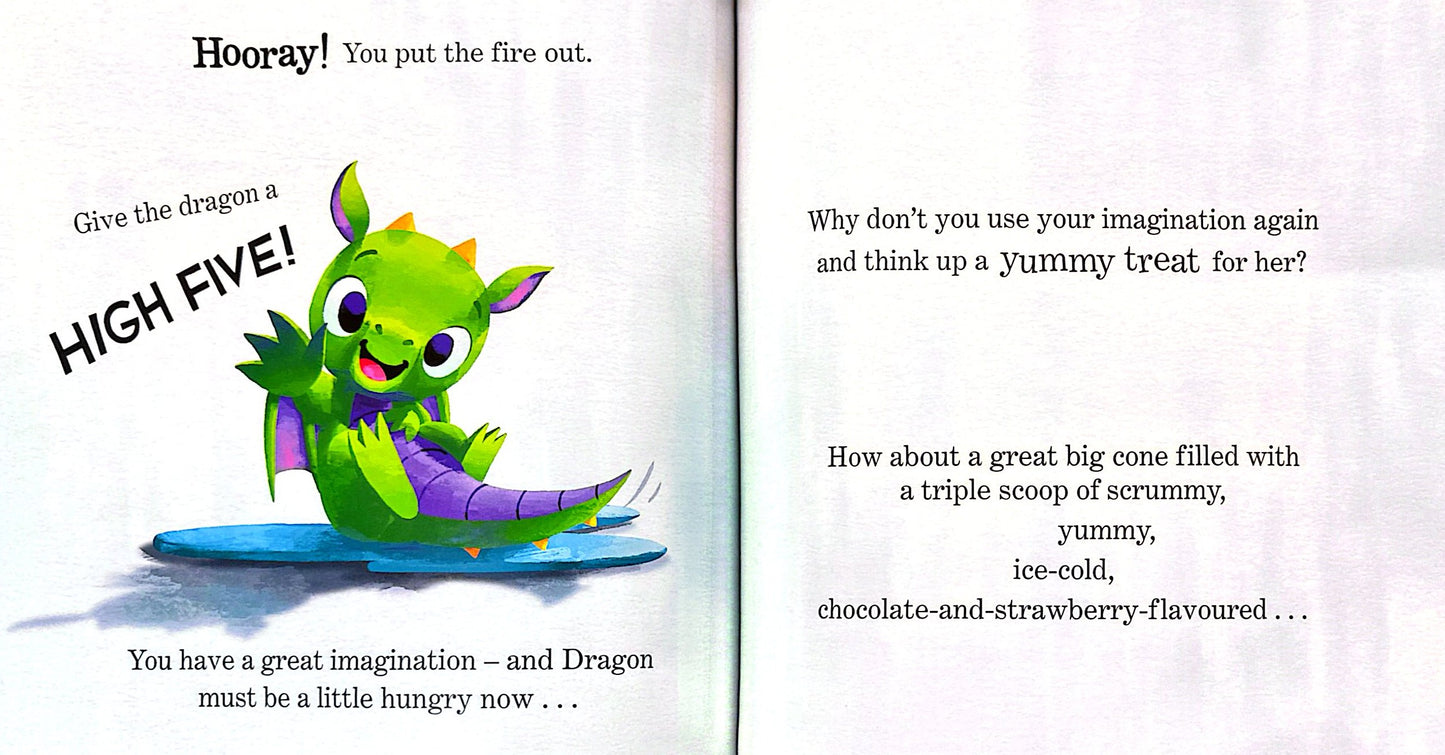 There's a Dragon in your Book (Paperback)
