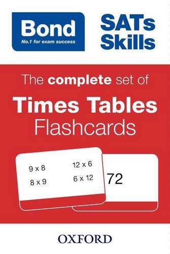 Bond Sats Skills: The Complete Set Of Times Tables Flashcards (Paperback)