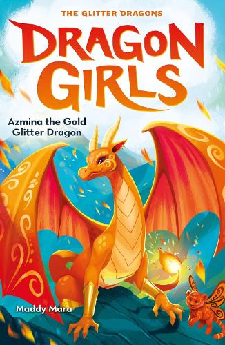 Azmina the Gold Glitter Dragon (Paperback)