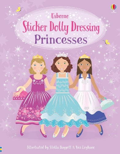 Sticker Dolly Dressing Princesses (Paperback)