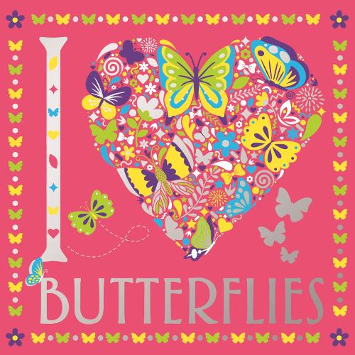 I Heart Butterflies (Paperback)