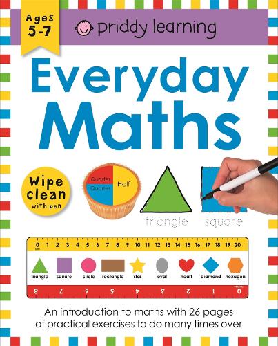 Priddy: Wipe Clean Workbook: Everyday Maths (Paperback)