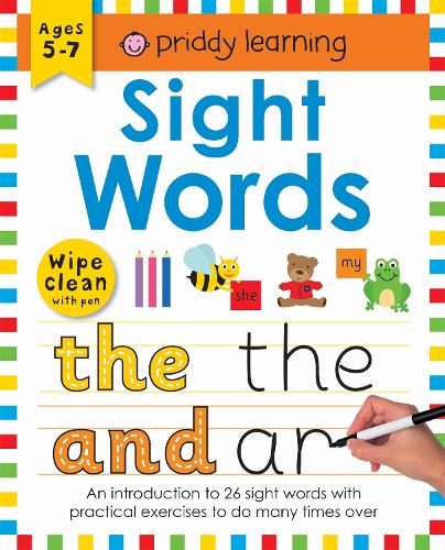 Priddy: Wipe Clean Workbook: Sight Words (Paperback)