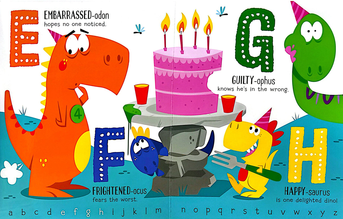 H is for Happy-Saurus (Board book)