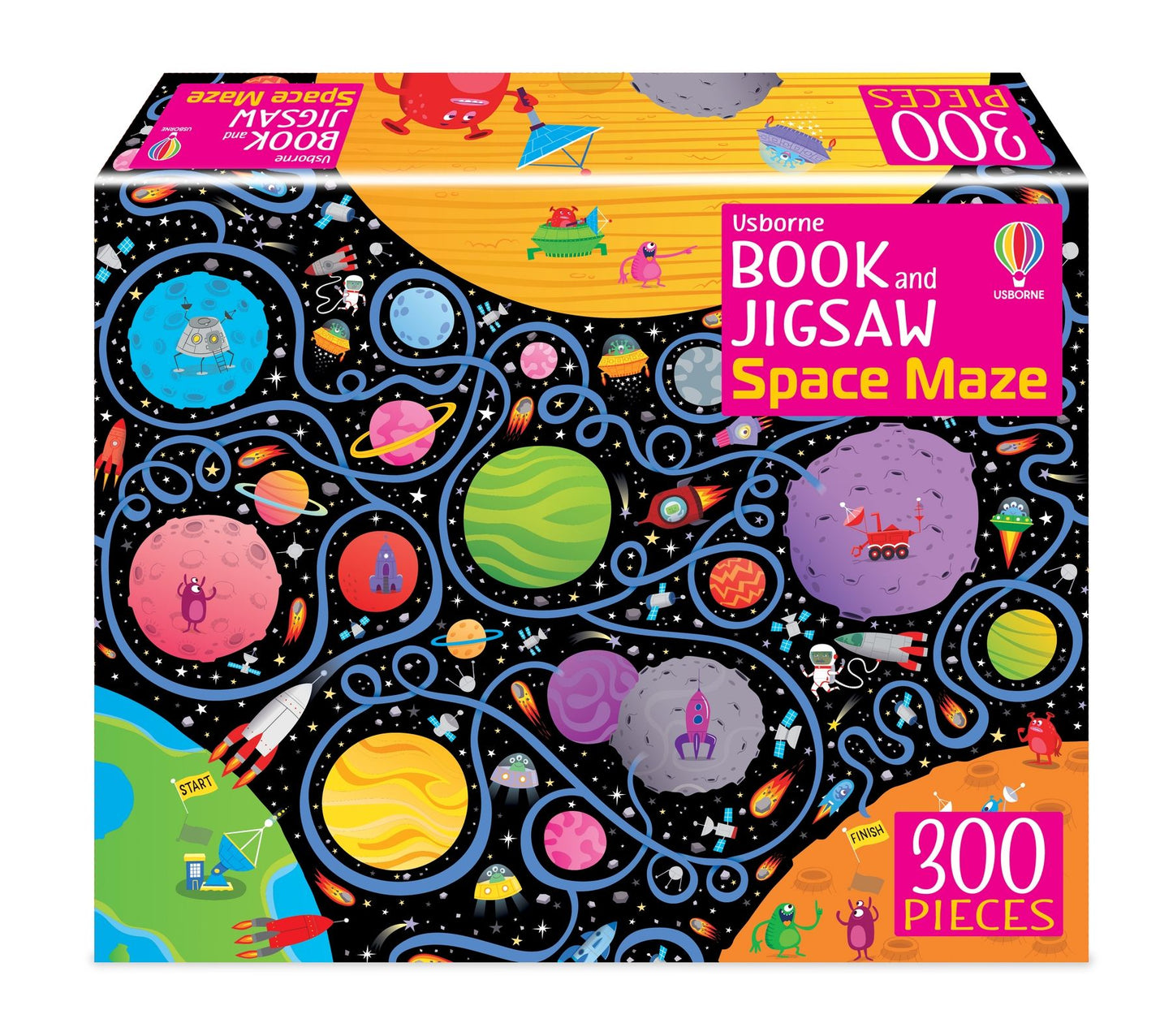 Usborne: Book and Jigsaw Space Maze