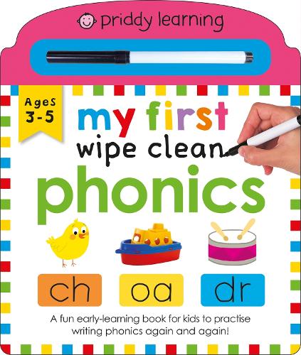 Priddy: My First Wipe Clean: Phonics (Board book)