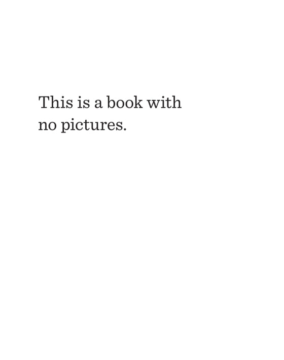 My Book With No Pictures (Paperback)