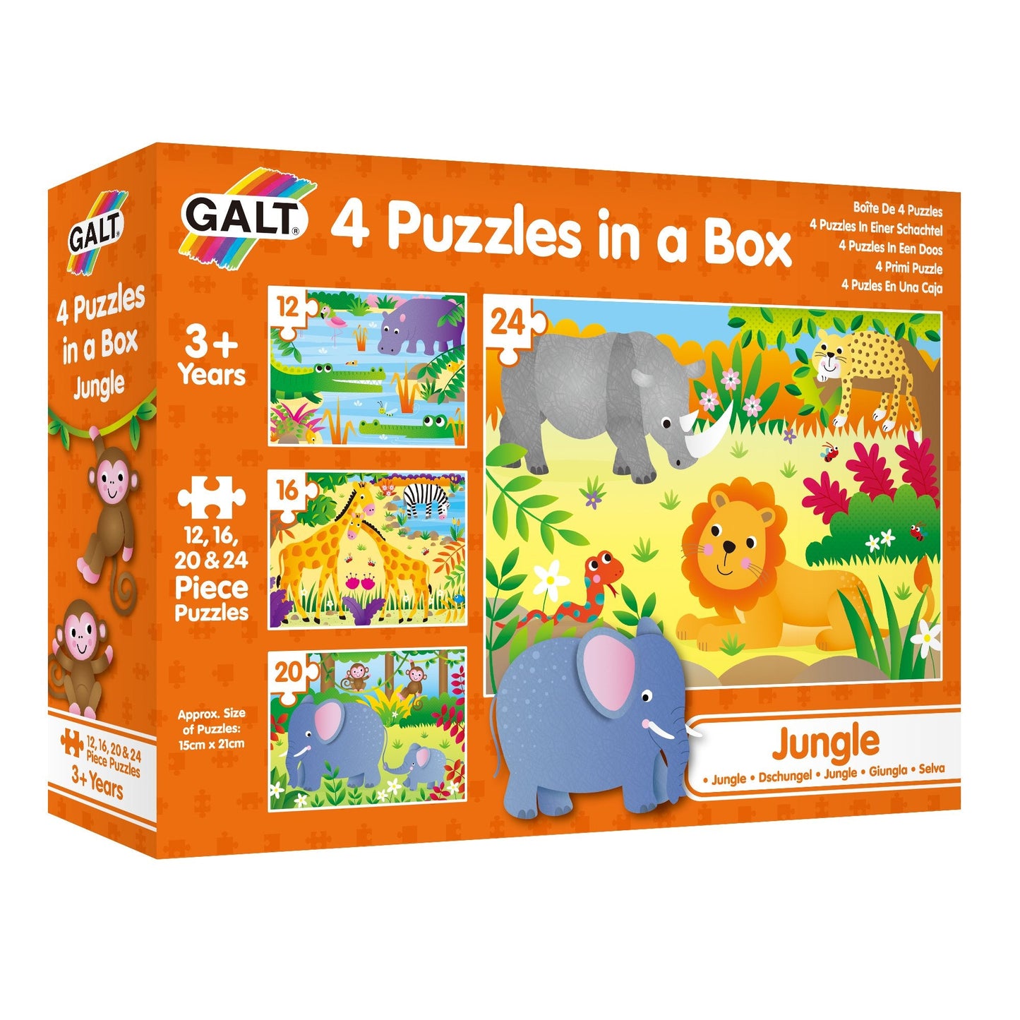 Galt: 4 Puzzles in a Box - Jungle
