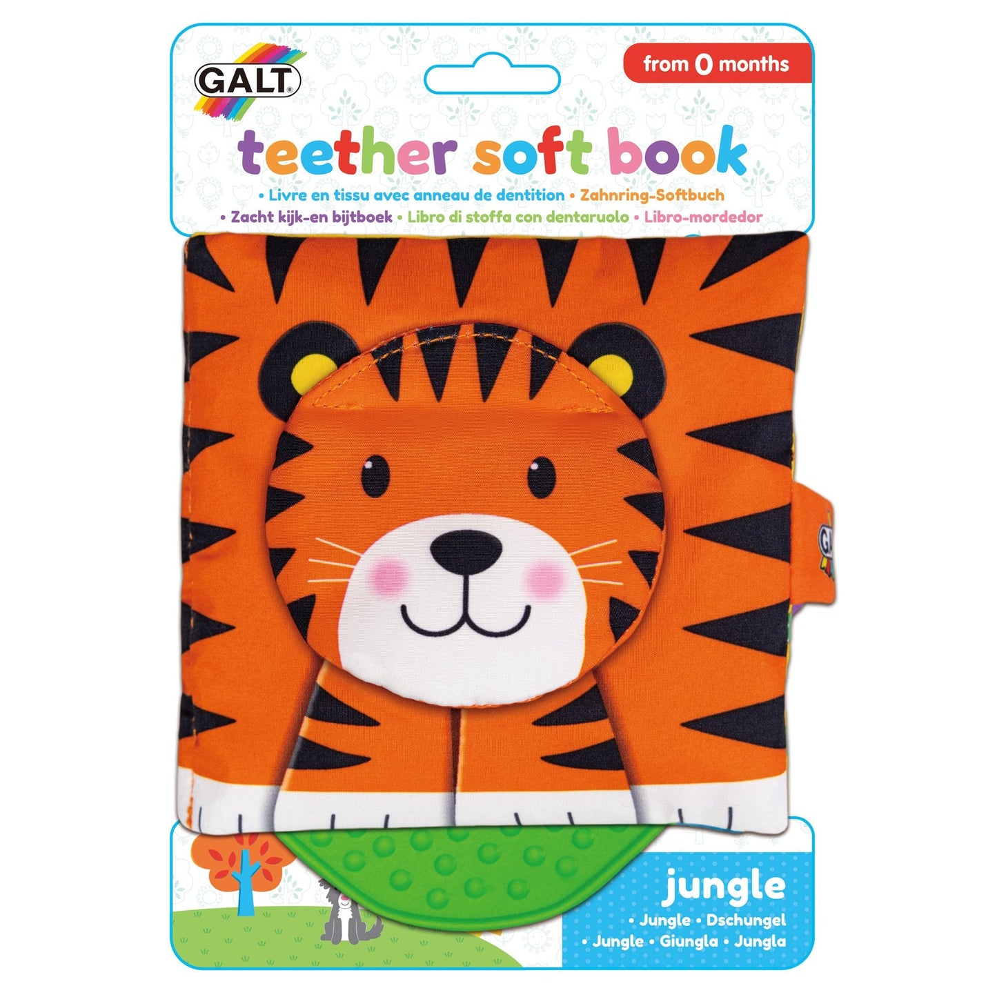 Galt: Teether Soft Book - Jungle