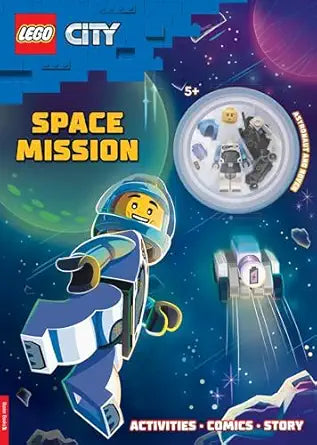 LEGO City: Space Mission Activity Book (with astronaut LEGO minifigure and rover mini-build) (Paperback)