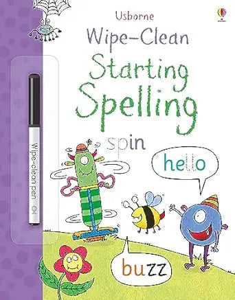 Wipe-clean Starting Spelling (Paperback)