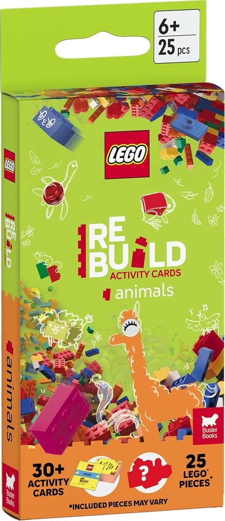 Lego Books Re-create Activity Cards Animals