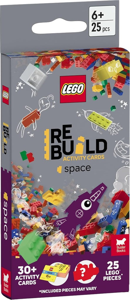 Lego Books Re-create Activity Cards Space