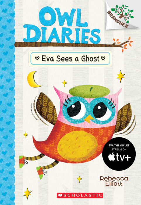 Owl Diaries #2: Eva Sees a Ghost (Paperback)