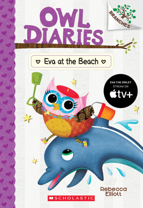 Owl Diaries #14: Eva at the Beach (Paperback)