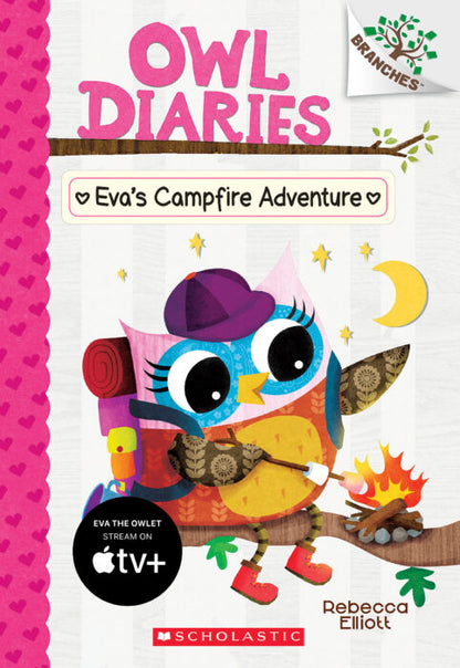Owl Diaries #12: Eva's Campfire Adventure (Paperback)