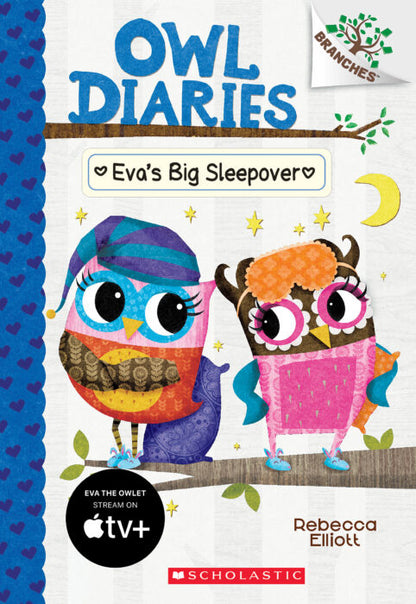 Owl Diaries #9: Eva's Big Sleepover (Paperback)