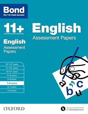 Bond 11+: English: Assessment Papers: 7-8 Years (Paperback)