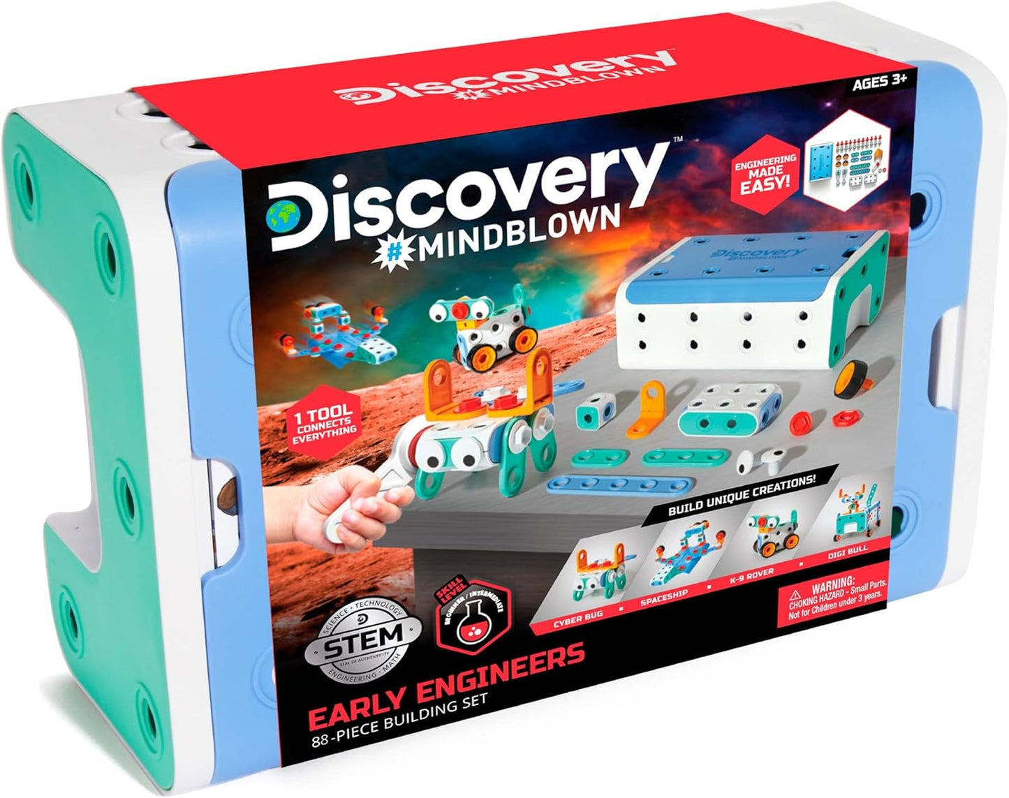 Discovery Toy Early Engineers Building Set 88Pc.