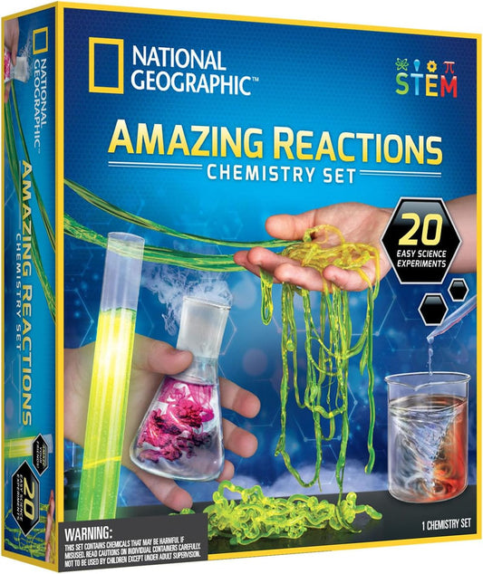 National Geographic Amazing National Geographic Reactions Chemistry Set