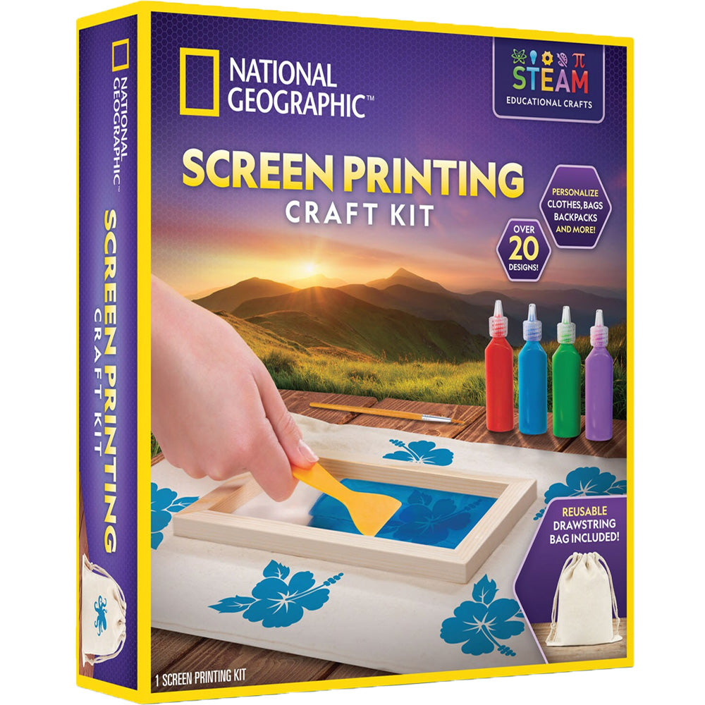 National Geographic Screen PrintiNational Geographic Craft Kit