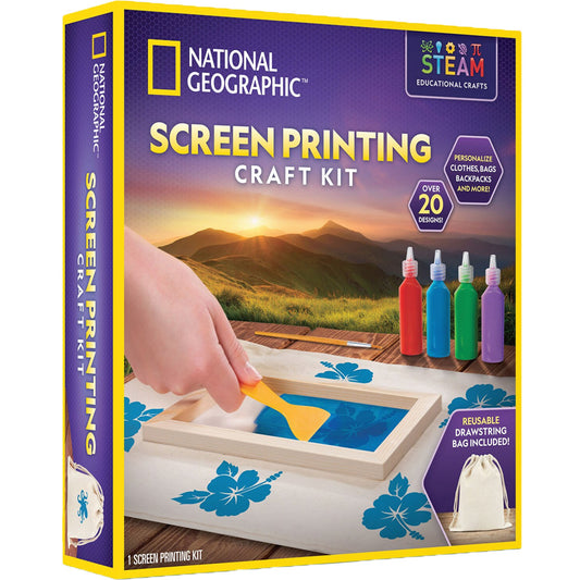 National Geographic Screen PrintiNational Geographic Craft Kit