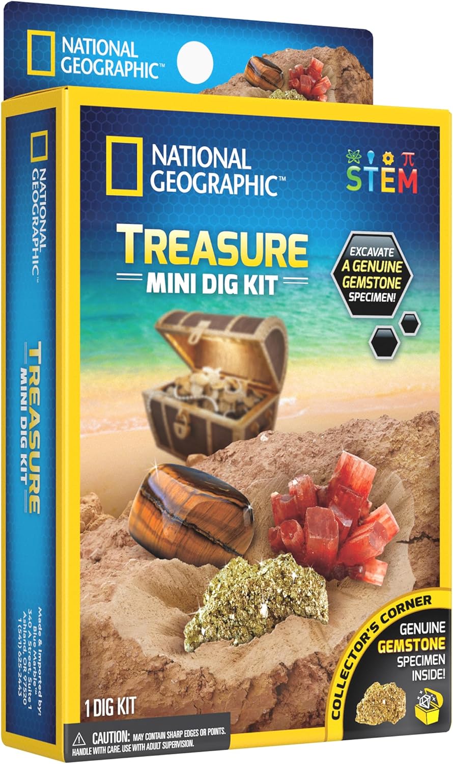 National Geographic Carded Treasure Mini Dig Kit