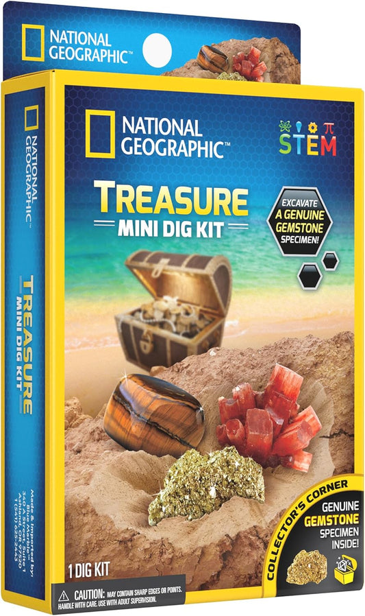 National Geographic Carded Treasure Mini Dig Kit