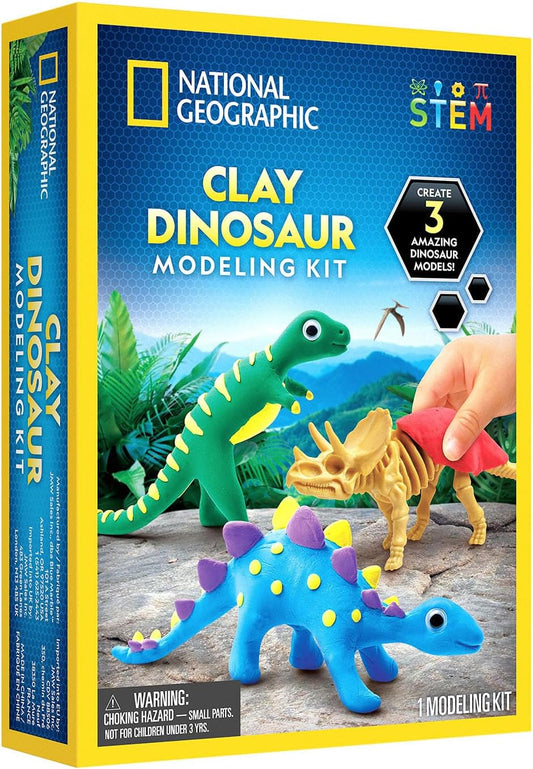 National Geographic Dino Skeletons With Modelling National Geographic Clay