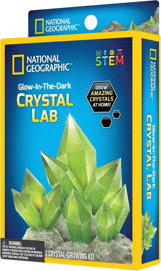 National Geographic Carded Glow In The Dark Crystal Lab
