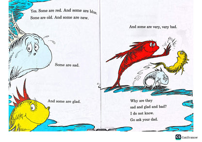 Dr. Seuss One Fish, Two Fish, Red Fish, Blue Fish (Paperback)