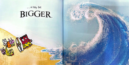 Love Monster and the Extremely Big Wave (Paperback)