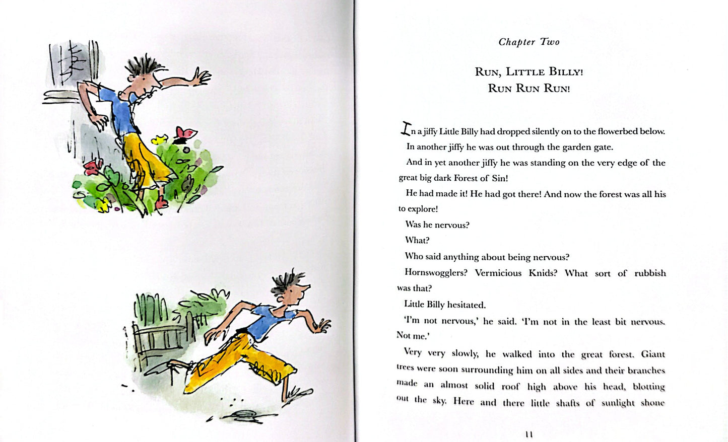Roald Dahl: Billy and the Minpins (Colour Edition) (Paperback)