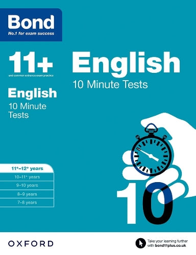 Bond 11+: English: 10 Minute Tests: 11+-12+ Years (Paperback)