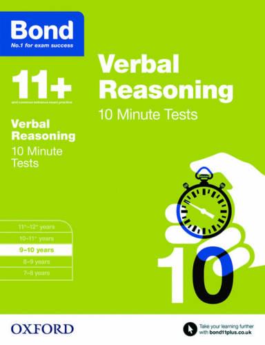 Bond 11+: Verbal Reasoning: 10 Minute Tests: 9-10 Years (Paperback)