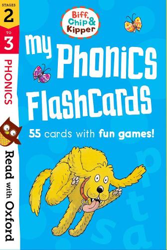 Read with Oxford: Stages 2-3: Biff, Chip and Kipper: My Phonics Flashcards (Cards)