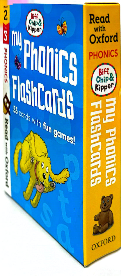 Read with Oxford: Stages 2-3: Biff, Chip and Kipper: My Phonics Flashcards (Cards)