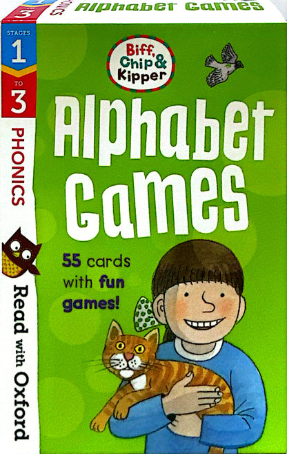 Read with Oxford: Stages 1-3: Biff, Chip and Kipper: Alphabet Games Flashcards (Cards)