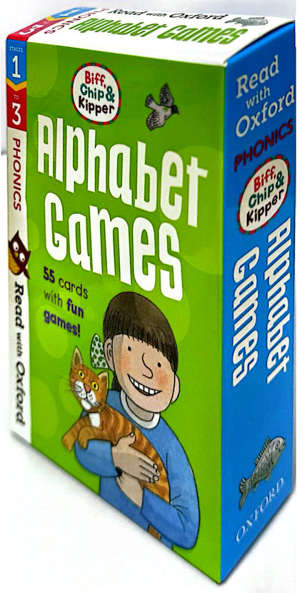 Read with Oxford: Stages 1-3: Biff, Chip and Kipper: Alphabet Games Flashcards (Cards)
