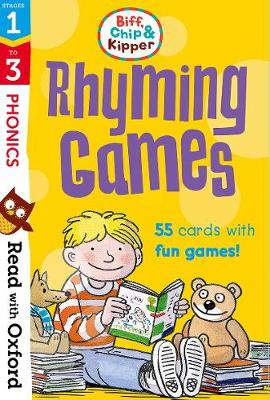 Read with Oxford: Stages 1-3: Biff, Chip and Kipper: Rhyming Games Flashcards (Cards)