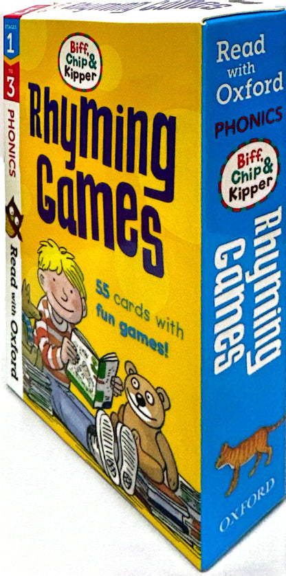 Read with Oxford: Stages 1-3: Biff, Chip and Kipper: Rhyming Games Flashcards (Cards)